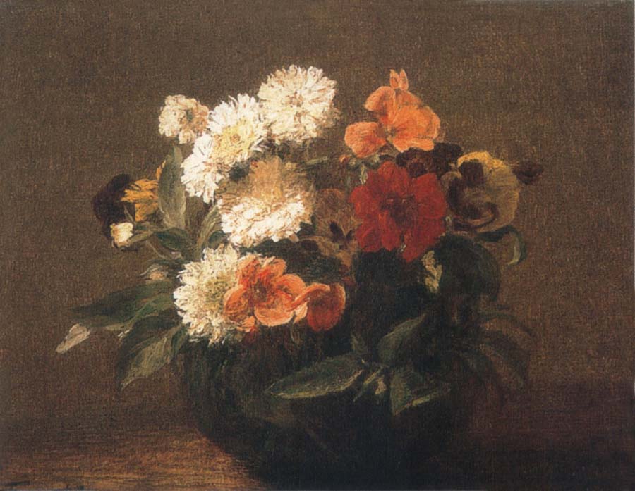 Flowers in an Earthenware Vase